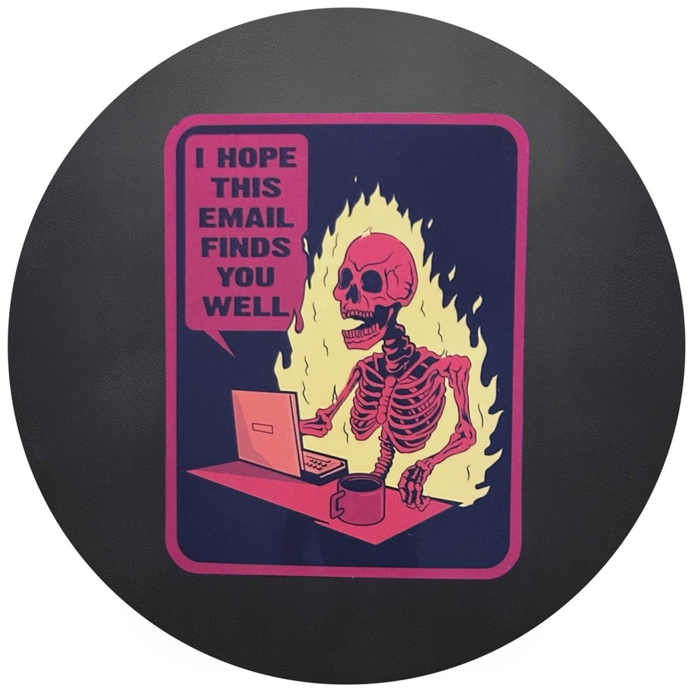 5 for $5 I HOPE THIS EMAIL FINDS YOU WELL Vinyl Sticker